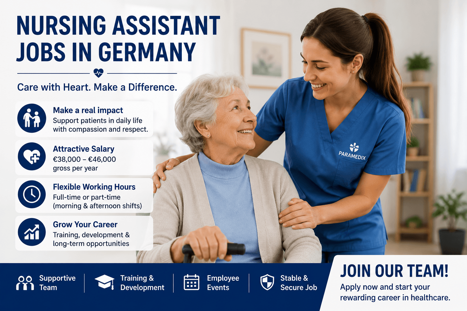 Full-Time & Part-Time Nursing Assistant Jobs in Germany – Apply Now